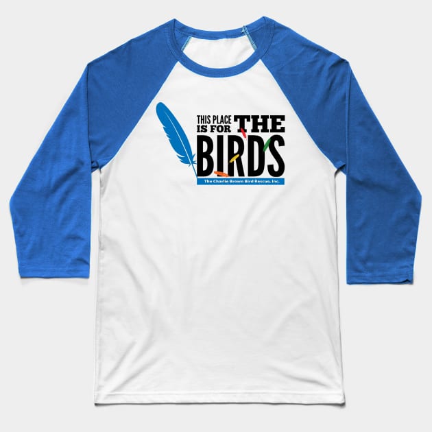 CB for the birds - black type Baseball T-Shirt by Just Winging It Designs